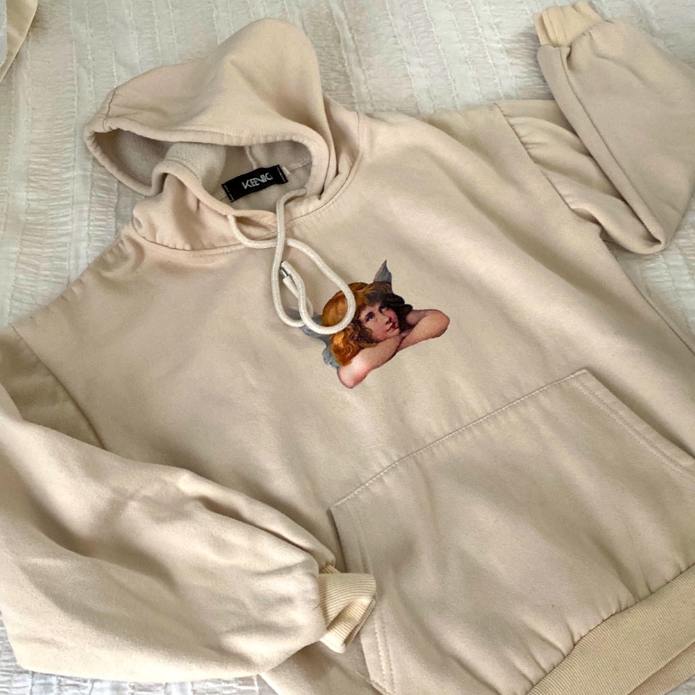 Angel print sweatshirt
